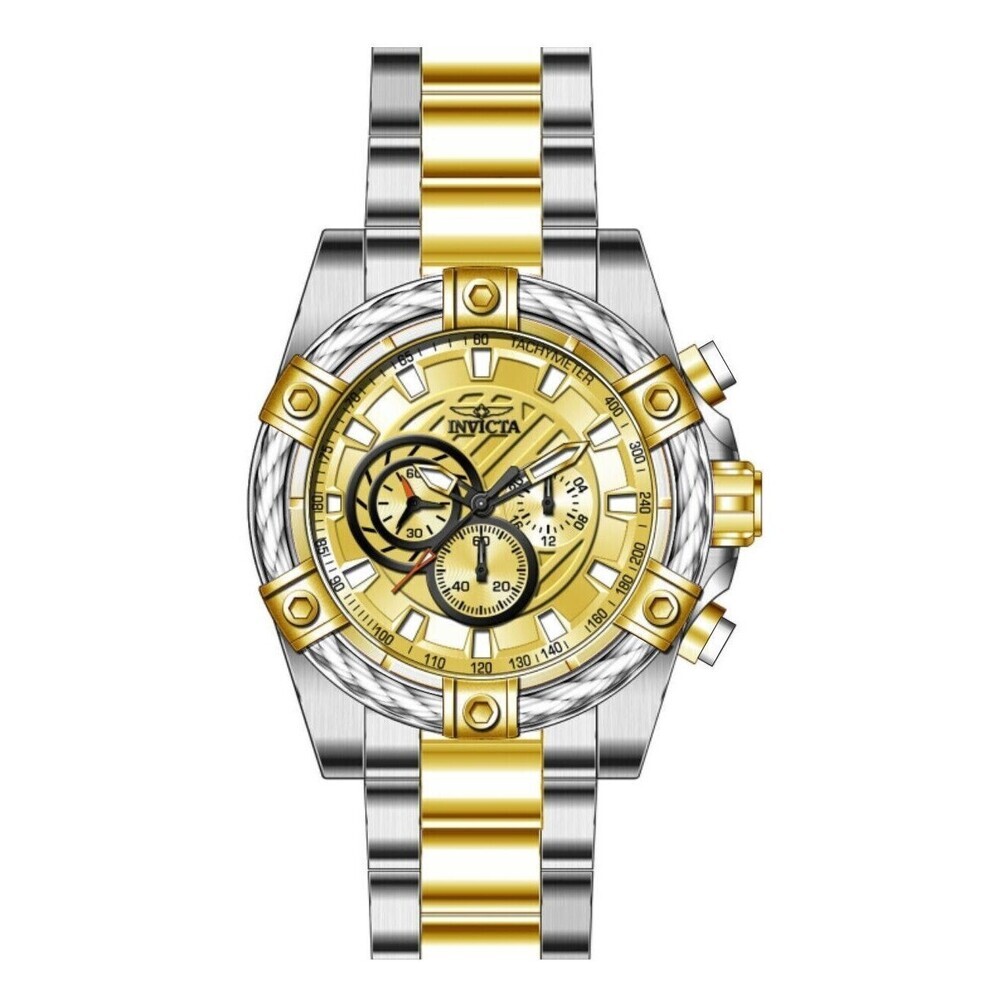 NWT Invicta 49747 Bolt | Quartz | Gold | Men's Watch